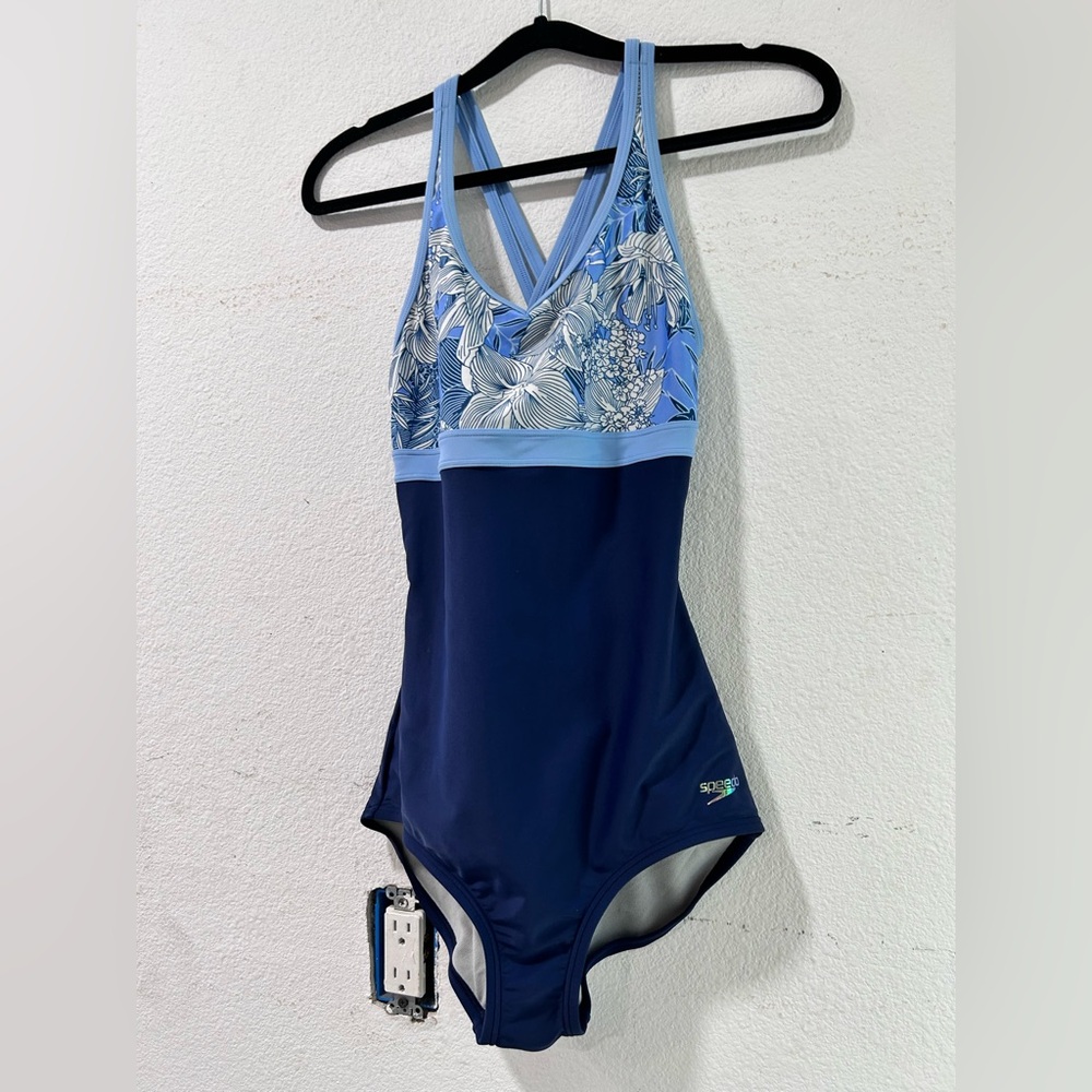 Speedo Light Blue Swimsuit - Picture 2 of 16
